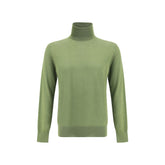 Saint Laurent Green Wool Turtleneck